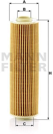 Масляный фильтр MANN HU514Y preview 2