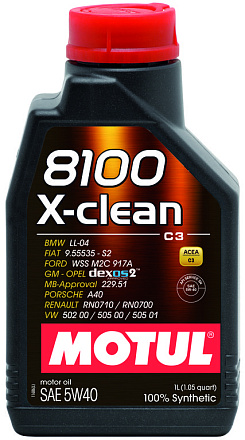 MOTUL 8100 X-clean 5W-40 preview 2