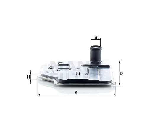 Масляный фильтр АКПП MANN H27001 preview 2