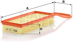 Воздушный фильтр MANN C49001