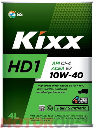 KIXX HD1 10W-40 фото 1 KIXX HD1 10W-40 preview 1
