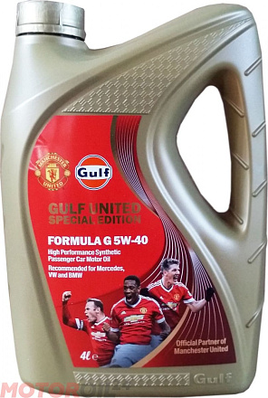 GULF United Formula G 5W-40 фото 1 GULF United Formula G 5W-40 preview 1