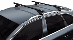 MENABO Багажник на интегрированный рейлинги TIGER XL Black 135 см (секретка)