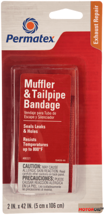 Бандаж для ремонта глушителя и выхлопной трубы PERMATEX Muffler & Tailpipe Bandage preview 2