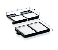 Салонный фильтр MANN CU21001-2