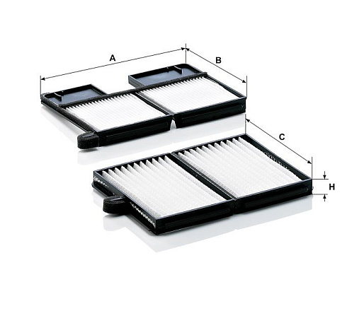 Салонный фильтр MANN CU21001-2 preview 1
