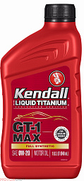 KENDALL GT-1 Full Synthetic Motor Oil With Liquid Titanium 0W-20
