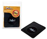 Коврик липучка AIRLINE черный, большой 138х160 мм