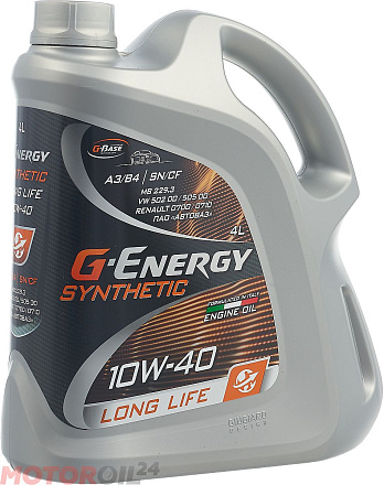 GAZPROMNEFT G-Energy Synthetic Long Life 10W-40 preview 1