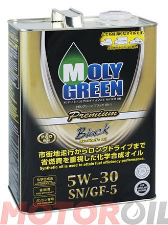 MOLYGREEN Premium Black SN/GF-5 5W-30 preview 1
