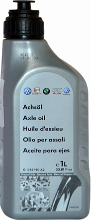 Трансмиссионное масло VW G055 190 фото 1 Трансмиссионное масло VW G055 190 preview 1