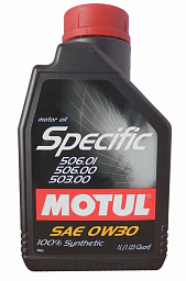 MOTUL Specific 506 01 / 506 00 / 503 00 SAE 0W-30