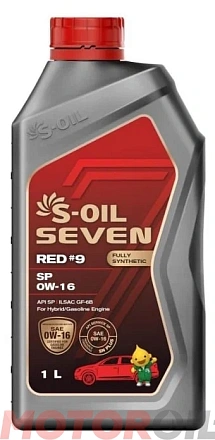 S-OIL 7 RED #9 SP 0W-16 фото 1 S-OIL 7 RED #9 SP 0W-16 preview 1