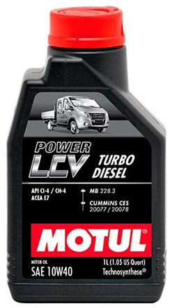 MOTUL Power LCV Turbo Diesel 10W-40 preview 2