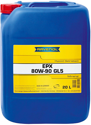 Трансмиссионное масло RAVENOL Getriebeoel EPX 80W-90 GL-5 фото 1 Трансмиссионное масло RAVENOL Getriebeoel EPX 80W-90 GL-5 preview 1