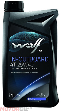 WOLF In-Outboard 4T 25W-40 фото 1 WOLF In-Outboard 4T 25W-40 preview 1