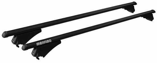 MENABO Багажник на интегрированный рейлинги TIGER XL Black 135 см (секретка) preview 1