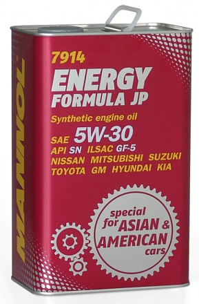MANNOL Energy Formula JP 5W-30 фото 1 MANNOL Energy Formula JP 5W-30 preview 1