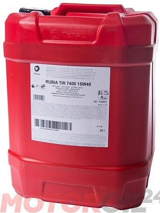 TOTAL Rubia TIR 7400 SAE 15W-40 preview 1