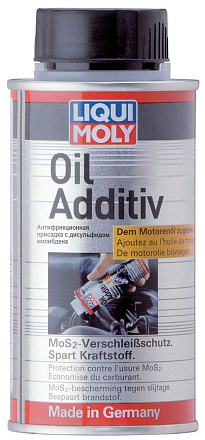 Антифрикционная присадка с дисульфидом молибдена в моторное масло LIQUI MOLY Oil Additiv preview 1