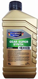 Трансмиссионное масло AVENO Gear Super Synth. 75W-90