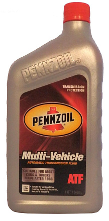 Трансмиссионное масло PENNZOIL Multi-Vehicle ATF фото 1 Трансмиссионное масло PENNZOIL Multi-Vehicle ATF preview 1