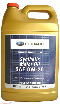 SUBARU Motor Oil 0W-20 Synthetic US фото 1 SUBARU Motor Oil 0W-20 Synthetic US preview 1