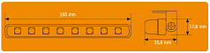 Дневные ходовые огни AIRLINE 0,1 Вт х 16 LED