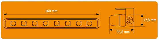 Дневные ходовые огни AIRLINE 0,1 Вт х 16 LED preview 2