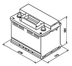 Аккумулятор BOSCH 0092S30080