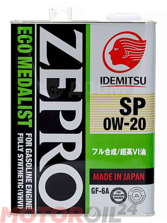IDEMITSU Zepro Eco Medalist 0W-20 preview 1