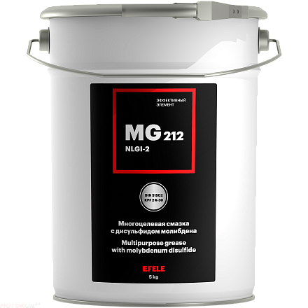 Литиевая смазка с EP присадками и дисульфидом молибдена EFELE MG-212 фото 1 Литиевая смазка с EP присадками и дисульфидом молибдена EFELE MG-212 preview 1