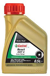Тормозная жидкость CASTROL DOT-4 React Low Temp