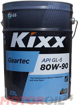 Трансмиссионное масло KIXX Geartec 80W-90 фото 1 Трансмиссионное масло KIXX Geartec 80W-90 preview 1