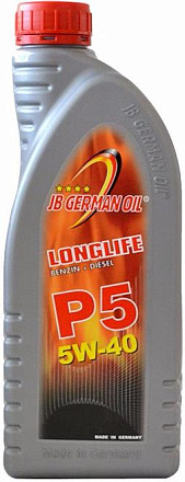 JB GERMAN OIL Longlife P-5 SAE 5W-40 preview 1
