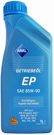 Трансмиссионное масло ARAL Getriebeol EP 85W-90 фото 1 Трансмиссионное масло ARAL Getriebeol EP 85W-90 preview 1