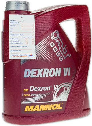 Трансмиссионное масло MANNOL Dexron VI фото 1 Трансмиссионное масло MANNOL Dexron VI preview 1