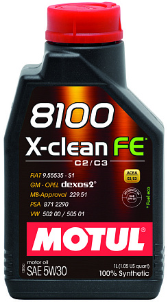 MOTUL 8100 X-clean FE 5W-30 preview 1