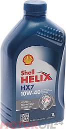 SHELL Helix HX7 10W-40 SN Plus