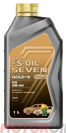 S-OIL 7 GOLD #9 0W-20 C5 фото 1 S-OIL 7 GOLD #9 0W-20 C5 preview 1