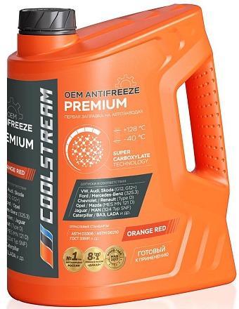 Антифриз готовый оранжевый COOLSTREAM Premium 40 фото 1 Антифриз готовый оранжевый COOLSTREAM Premium 40 preview 1