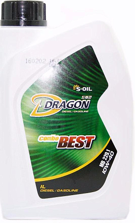 S-OIL Dragon Combo Best 10W-40 CI-4/SL preview 1