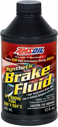 Тормозная жидкость AMSOIL Series 600 DOT 4 Racing Synthetic Brake Fluid preview 1