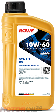 ROWE Hightec Synth RS 10W-60 фото 1 ROWE Hightec Synth RS 10W-60 preview 1