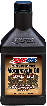 AMSOIL Synthetic Motorcycle Oil SAE 60 preview 1