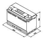 Аккумулятор BOSCH 0092S50130