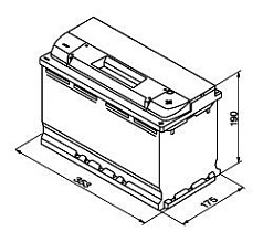 Аккумулятор BOSCH 0092S50130