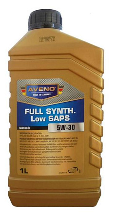 AVENO FS Low SAPS 5W-30 фото 1 AVENO FS Low SAPS 5W-30 preview 1