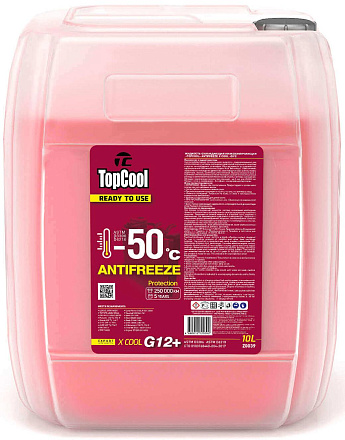 Антифриз готовый розовый TOPCOOL Antifreeze X Cool -50 G12+ preview 1