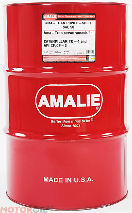 Трансмиссионное масло AMALIE Amatran Powershift TO-4 Fluid 50 preview 1